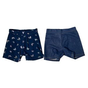 Members Mark Girls Blue Cartwheel Biker Short Bundle - Size 6/6X